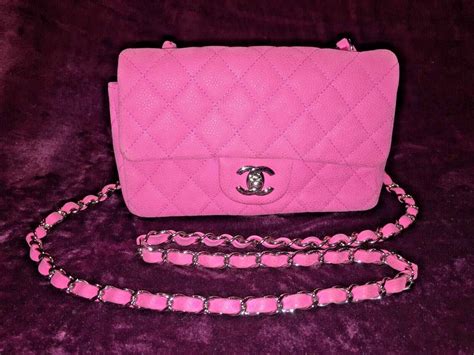 real pink chanel purses